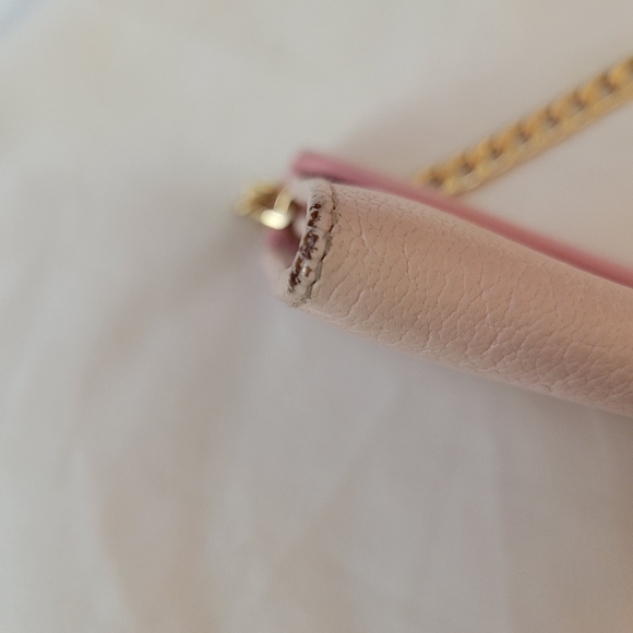 Miu Miu two tone long leather wallet on chain - Picture 4 of 12